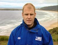 Trying to do a piece to cam in one take (3 News)