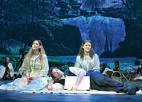 Maria Friedman, Jill Paice, and Martin Crewes